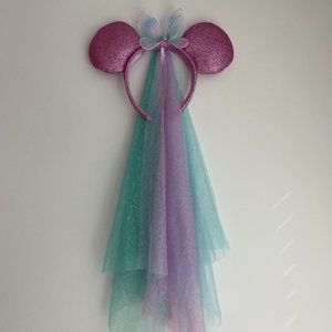 Disney Parks Purple Butterfly Princess Minnie Ears Headband